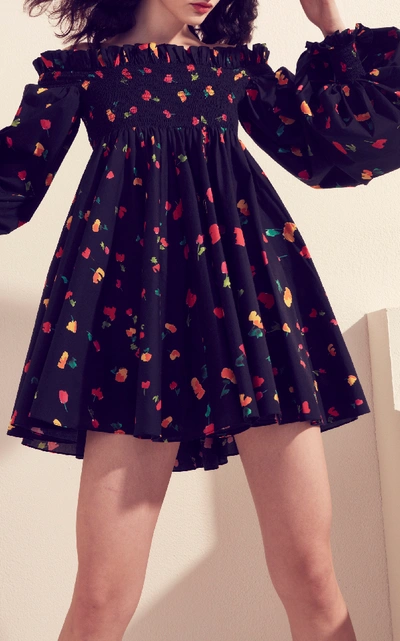 Shop Caroline Constas Kora Dress In Floral