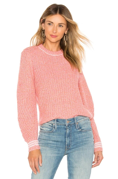 Shop Rag & Bone Cheryl Crew Sweater In Pink. In Pink Multi