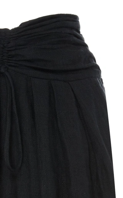 Shop Isabel Marant Geverson Linen Harem Pants In Black