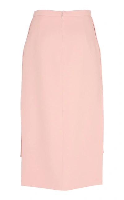 Shop N°21 N&deg;21 Gilda Fitted Cady Skirt In Pink