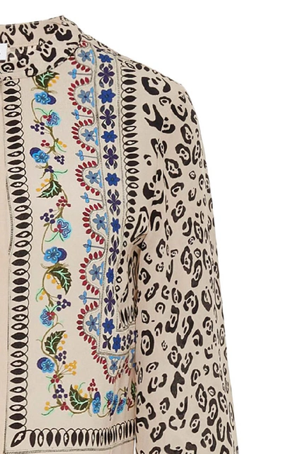 Shop Altuzarra Tamourine Handkerchief Dress In Neutral
