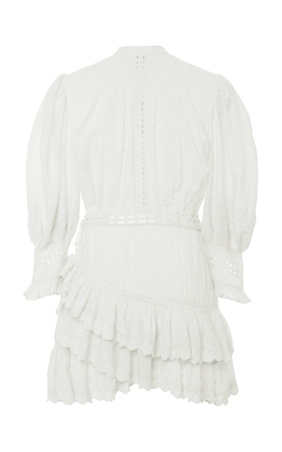 Shop Loveshackfancy Lorelei Mini Dress In White