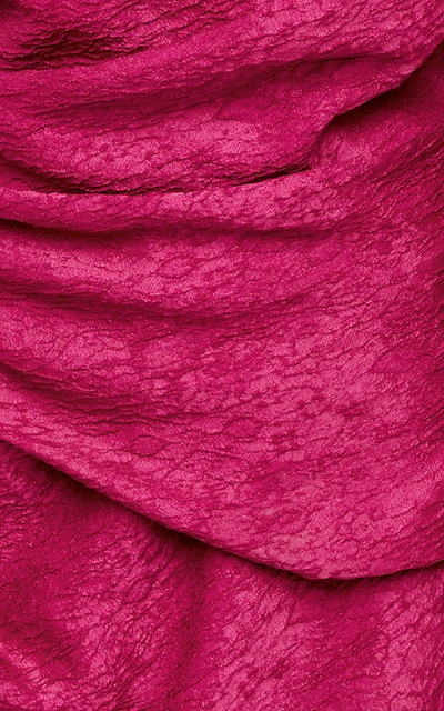Shop Hellessy Ainsley Drape Dress In Pink