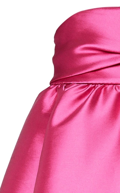 Shop Brandon Maxwell Tie-back Ball Skirt In Pink