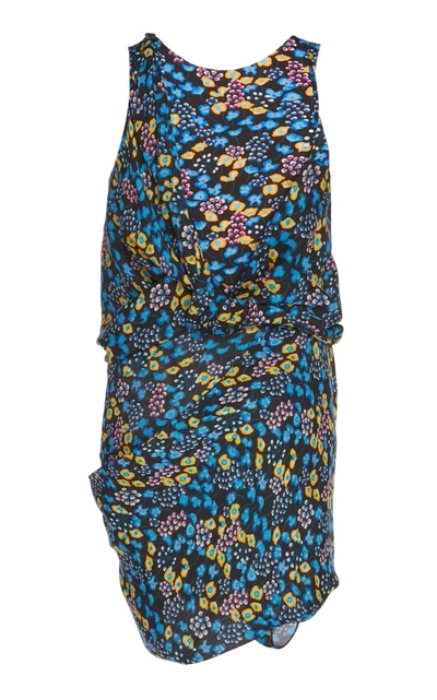 Shop Atlein Hybrid Short Stretch Dress In Floral