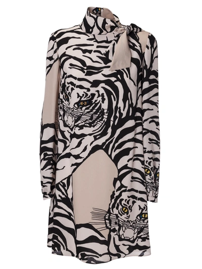 Shop Valentino Tiger Print Dress
