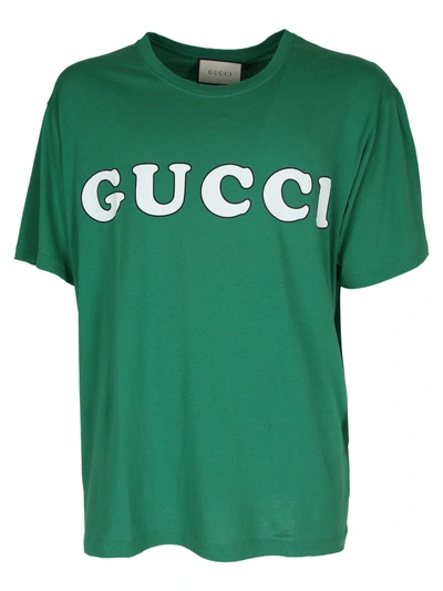 Shop Gucci Printed T-shirt In Yard