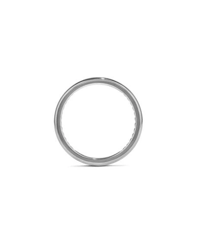 Shop David Yurman Men's Streamline Thin Gray Titanium Band Ring In Charcoal