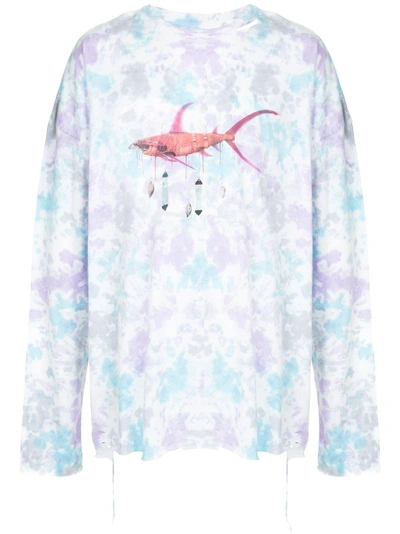 Shop Alchemist Waterworld Long-sleeved Top - Multicolour