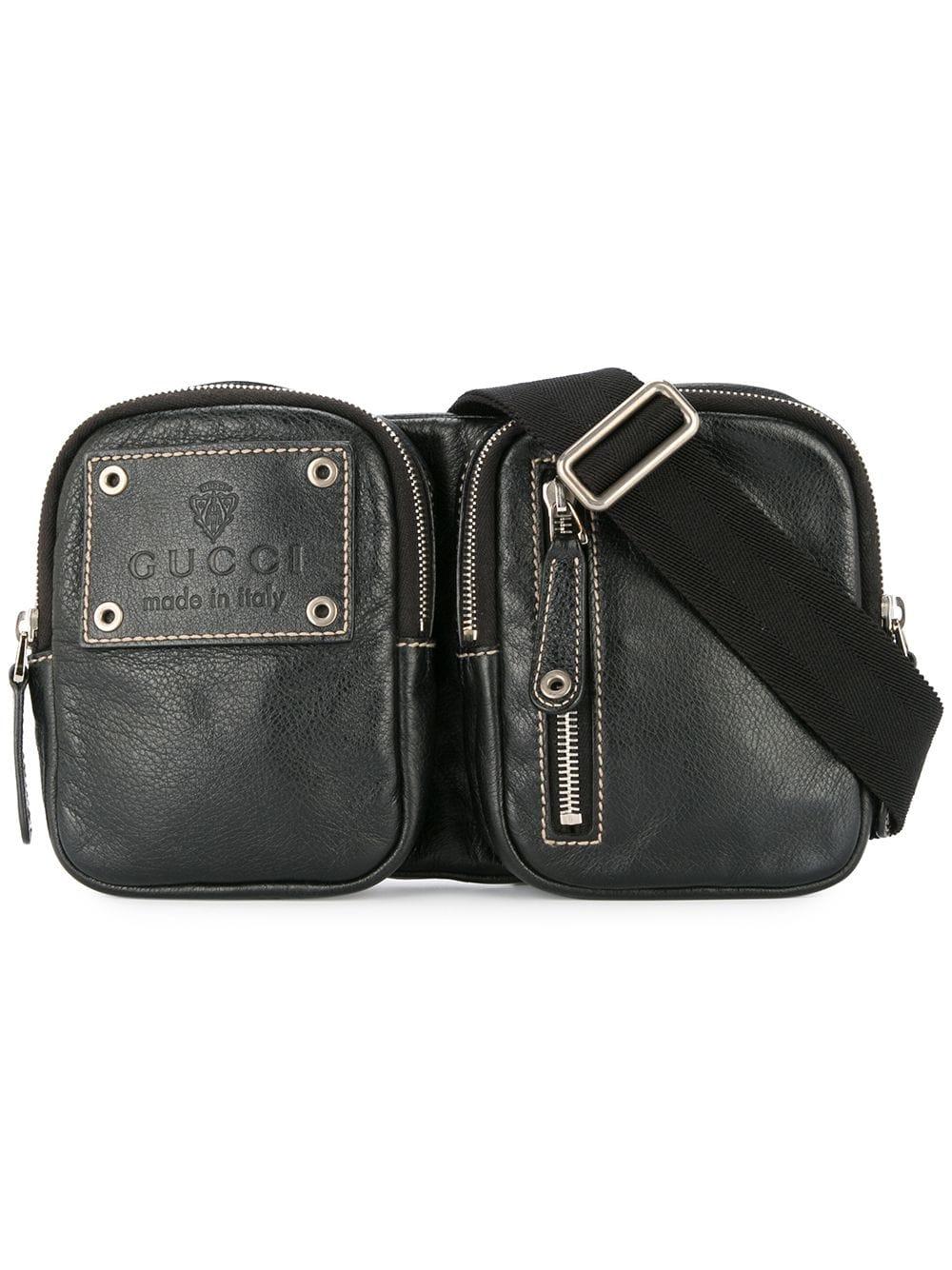 black gucci bum bag