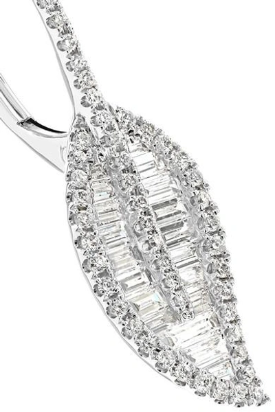 Shop Anita Ko 18-karat White Gold Diamond Earrings