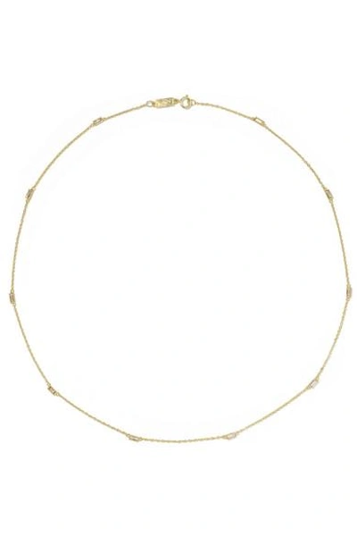 Shop Jennifer Meyer By-the-inch 18-karat Gold Diamond Necklace