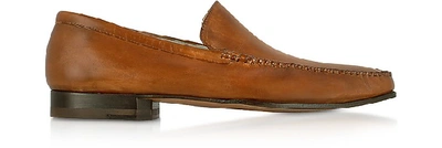 Shop Gucci Shoes Brown Italian Handmade Leather Loafer Shoes