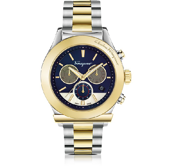 salvatore ferragamo men's 1898 chrono watch