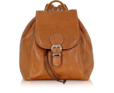 Shop Gucci Designer Handbags Camel Italian Leather Backpack In Marron