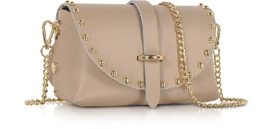Shop Gucci Handbags Caviar Mini Nude Leather Shoulder Bag W/studs