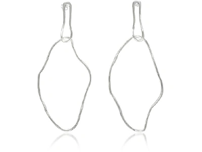 Shop Bjorg Designer Earrings Beauty Has Not Vanished Earrings In Argent