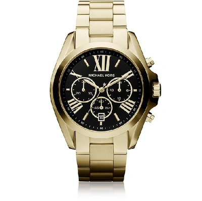 Shop Michael Kors Designer Women's Watches Bradshaw Stainless Steel Women's Watch In Doré
