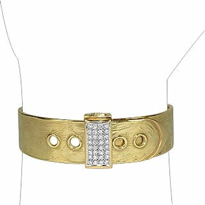 Shop Gucci Bracelets Zero In Gold