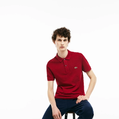 Lacoste Men's Slim Fit L.12.12 Piqué Polo - Xxl - 7 In Red
