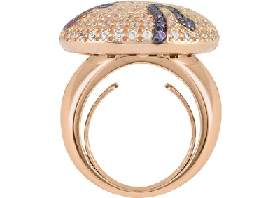 Shop Gucci Designer Rings Multicolor Fashion Ring In Violet