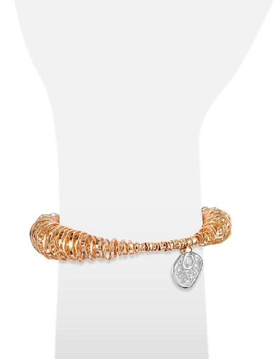 Shop Gucci Designer Bracelets Galaxy - Diamond Charm 18k Rose Gold Bracelet