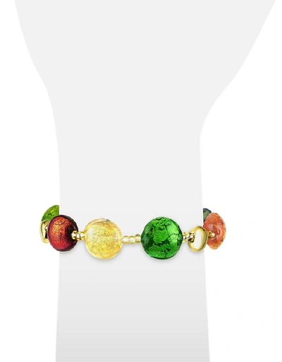 Shop Gucci Bracelets Frida In Multicolor Gold