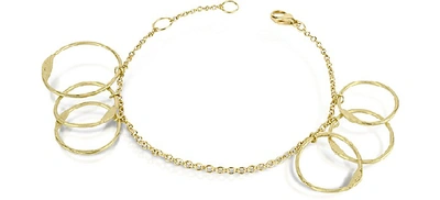 Shop Gucci Designer Bracelets Milly - 18k Yellow Gold Circles Chain Bracelet