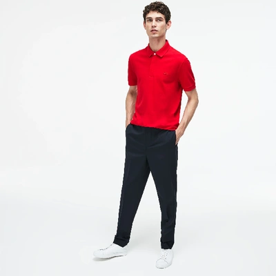 Shop Lacoste Men's Stretch Cotton Smart Paris Polo - 3xl - 8 In Red