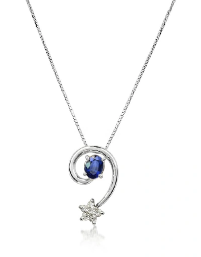 Shop Gucci Designer Necklaces Sapphires And Diamond Star 18k Gold Pendant Necklace
