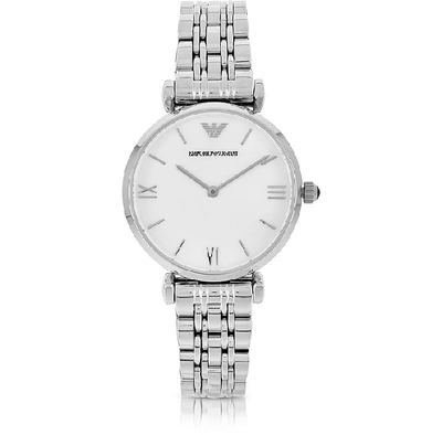 Shop Emporio Armani Women's Watches Stainless Steel Women's Watch In Silver