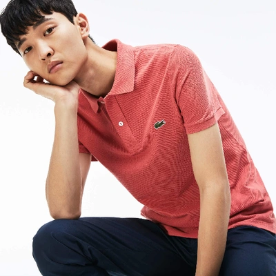 Shop Lacoste Original L.12.12 Slim Fit Polo - Xl - 6 In Pink