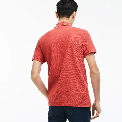 Shop Lacoste Original L.12.12 Slim Fit Polo - Xl - 6 In Pink