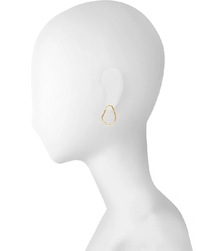 Shop Bjorg Designer Earrings The Line And The Shadow Earrings In Or