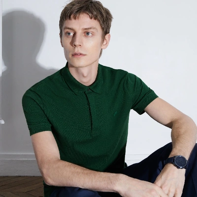 Lacoste Paris Regular Fit Stretch Polo In Green