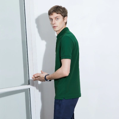 Lacoste Paris Regular Fit Stretch Polo In Green