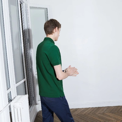 Lacoste Paris Regular Fit Stretch Polo In Green