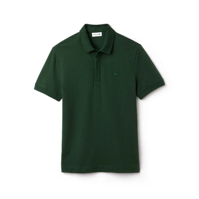 Lacoste Paris Regular Fit Stretch Polo In Green