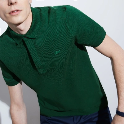 Lacoste Paris Regular Fit Stretch Polo In Green