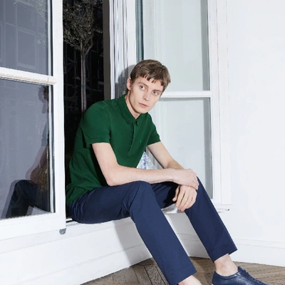 Lacoste Paris Regular Fit Stretch Polo In Green