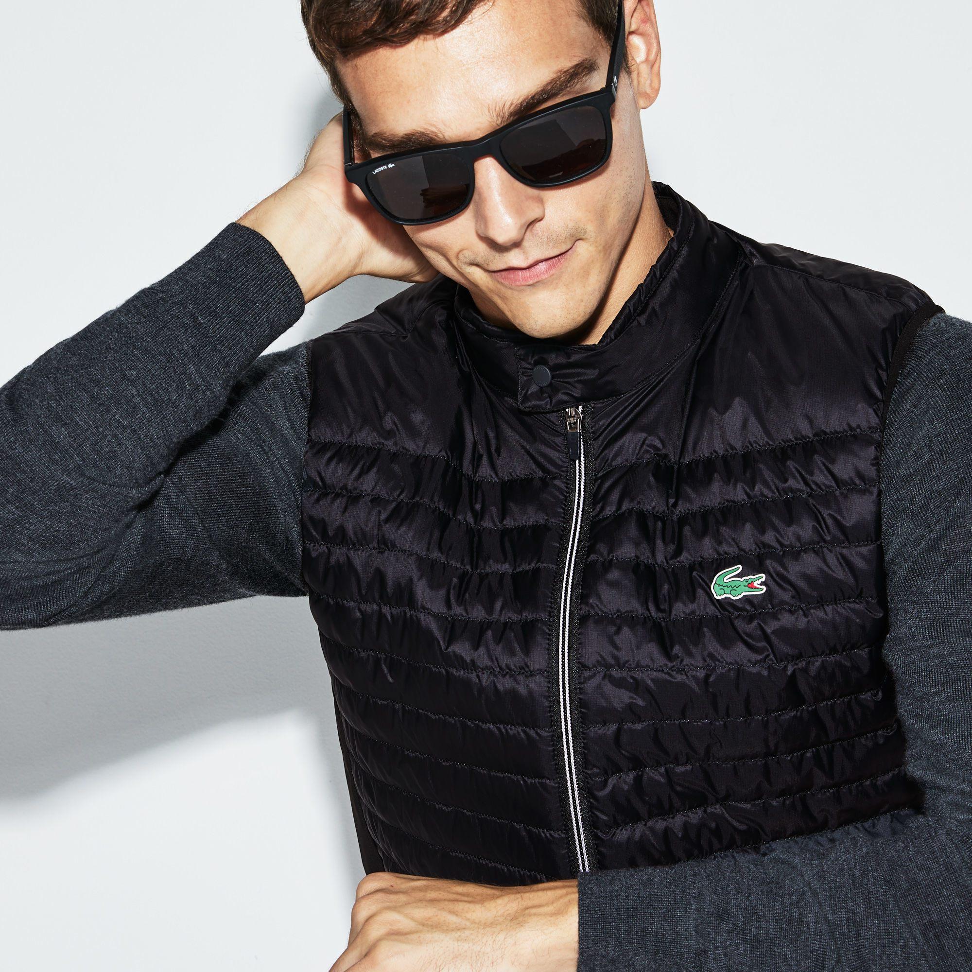 lacoste sleeveless jacket