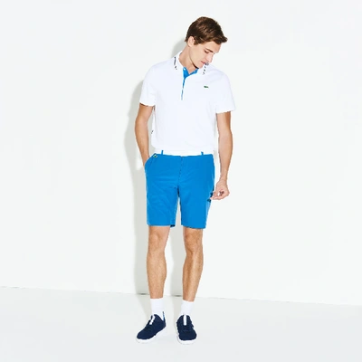 Shop Lacoste Men's Sport Golf Stretch Bermudas In Blue