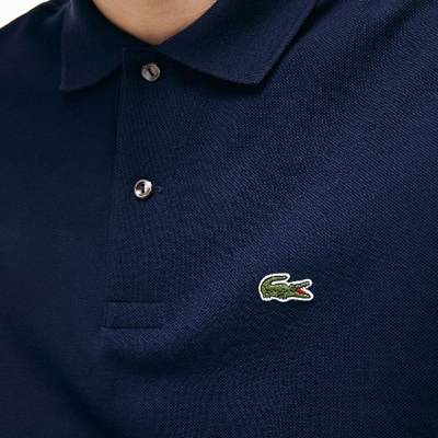Lacoste Long-sleeve Classic L.12.12 Polo Shirt - S - 3 In Blue | ModeSens