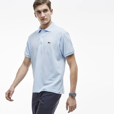 Shop Lacoste Men's Original L.12.12 Petit Piquã© Cotton Polo - S - 3 In Blue