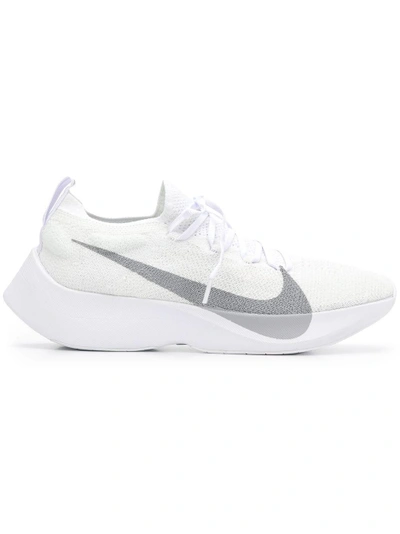 Shop Nike React Vapor Street Flyknit Sneakers - White