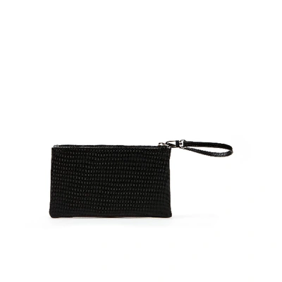 Shop Lacoste Women's L.12.12 Concept Zip Clutch Bag - One Size In Black