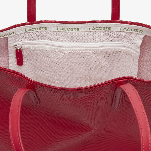 lacoste tote bag pink