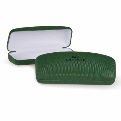 Shop Lacoste Unisex Plastic Round Color Block Sunglasses In Burgundy