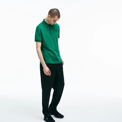 Shop Lacoste Unisex Live Slim Fit Stretch Mini Piqué Polo In Green