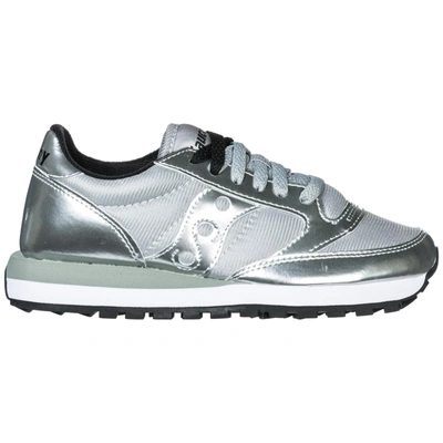 Shop Saucony Women's Shoes Leather Trainers Sneakers Jazz O In Silver